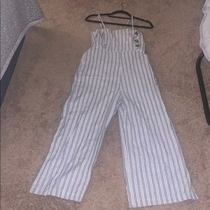 Sleeveless Striped Jumper - cropped